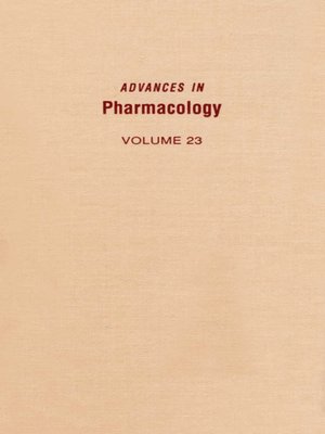 cover image of Advances in Pharmacology